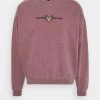 Kaotiko CREW WASHED BEETLE - Sweatshirt - Bordeaux - Unisex -Kaotikoire Magasin 55c03c10b6c64e0c8928feb53ade075d