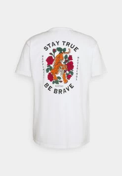 Kaotiko STAY TRUE WASHED UNISEX - T-Shirt Print - White -Kaotikoire Magasin 569dc8cd0fa9419487bc163c6ebfb661