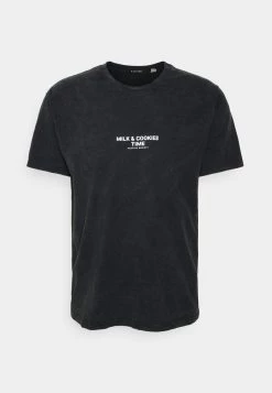 Kaotikoire Magasin 34 Kaotiko WASHED MILK AND COOKIES - T-Shirt Print - Black - Unisex