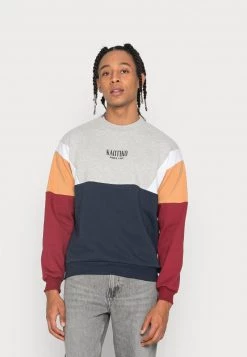 Kaotiko - Herren CREW WESTPORT - Sweatshirt - White/navy/ Grey Vigore