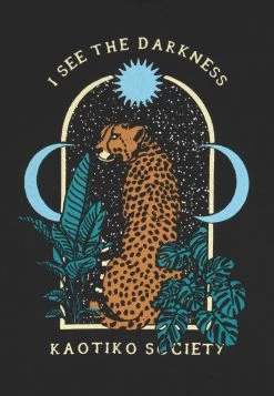 Kaotiko LEOPARD UNISEX - T-Shirt Print - Black -Kaotikoire Magasin 5d910492dfd348e6b0e3224b32f0f398