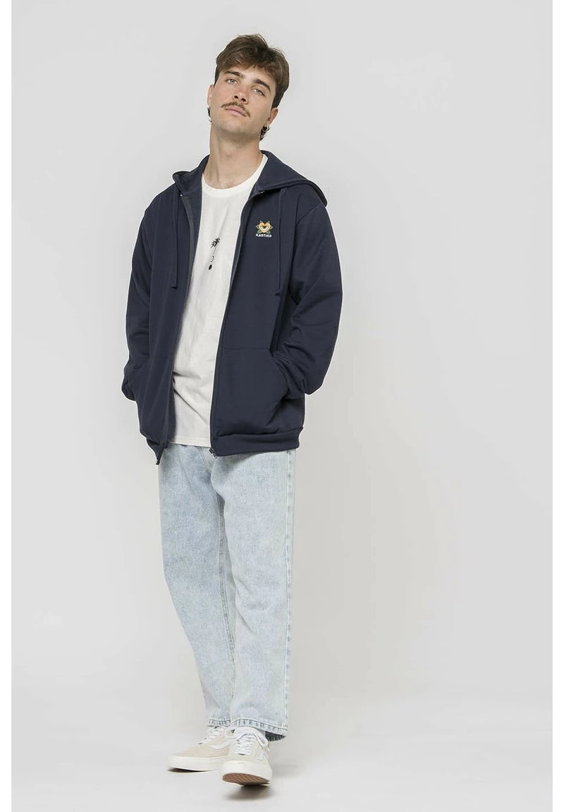 Kaotiko - Unisex Sweatjacke - Blau 4 Kaotiko - Unisex Sweatjacke - Blau – Bild 2