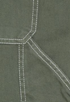Kaotiko CARPENTER TROUSERS UNISEX - Stoffhose - Olive -Kaotikoire Magasin 65f710fd66b7409fa47d77643ea28d1f
