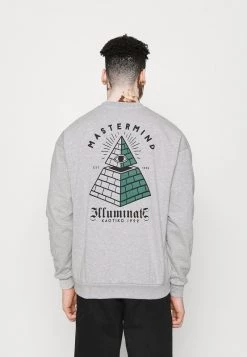 Kaotiko - Herren CREW MASTERMIND PYRAMID - Sweatshirt - Grey Vigore -Kaotikoire Magasin 68a8fb9256dc4ea29c86624d87155dfd