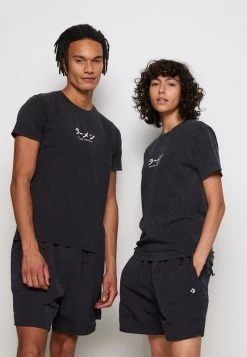 Kaotiko WASHED RAMEN - T-Shirt Print - Black - Unisex -Kaotikoire Magasin 69005f5825184b9f994df5469f798d8d