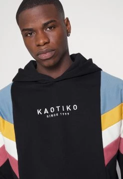 Kaotiko SUD CAP EWAN - Sweatshirt - Black/blue/mostaza/marfil/burgundy - Herren -Kaotikoire Magasin 6974a97652224dfcb946fbbe9e622c46