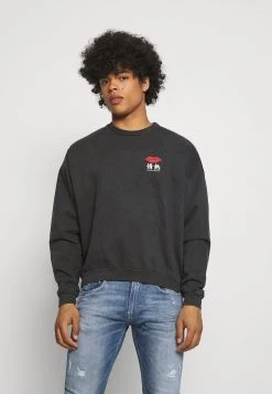 Kaotiko CREW JAPAN LIPS UNISEX - Sweatshirt - Black Wash 10 Kaotiko CREW JAPAN LIPS UNISEX - Sweatshirt - Black Wash -Kaotikoire Magasin 6a3db6c50bdb4eb086b5f2f38d255cc5