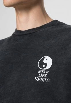 Kaotiko - Herren CREW WHERE IS LIFE - Sweatshirt - Black -Kaotikoire Magasin 6c5aabd13fdc4b2c8ed206a5ae512792