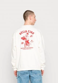 Kaotiko CREW BELLA CIAO UNISEX - Sweatshirt - Ivory