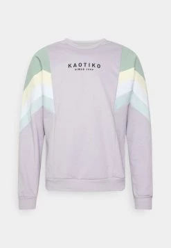 Kaotiko - Unisex CREW SEATTLE - Sweatshirt - Lila/green/cream/white