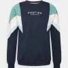 Kaotiko CREW SEATTLE UNISEX - Sweatshirt - Navy/basil/pink 1 Kaotiko CREW SEATTLE UNISEX - Sweatshirt - Navy/basil/pink -Kaotikoire Magasin 7118ba69603d48b5ab886e0a1d24d394