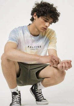 Kaotiko TIE DYE SKY - T-Shirt Print - Blau - Unisex -Kaotikoire Magasin 72d9a14b32c04f688d3868dfdd6c2673