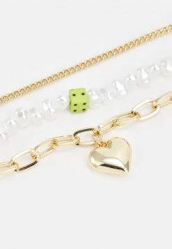 Fire & Glory - Damen SMULLI COMBI NECKLACE - Halskette - Gold-coloured -Kaotikoire Magasin 73150133f2b4422998c8c0e1d4f89db4