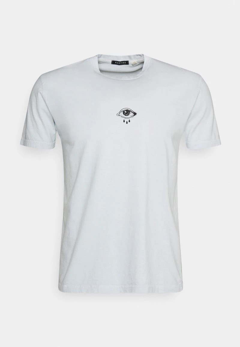 Kaotiko WASHED CELESTIAL DOOR UNISEX - T-Shirt Print - White 3 Kaotiko WASHED CELESTIAL DOOR UNISEX - T-Shirt Print - White