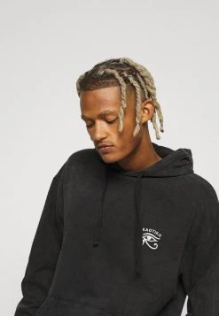 Kaotiko SUD CAP WASHED GARDENS UNISEX - Sweatshirt - Black - Herren -Kaotikoire Magasin 76f14184a0ec42ff9a2eaaaf0a3cc0a7