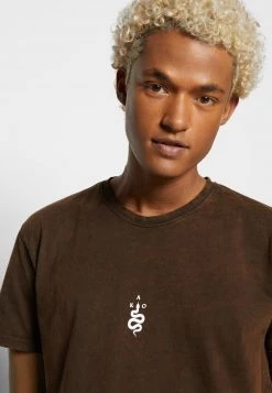 Kaotiko WASHED GREEK ELEMENTS UNISEX - T-Shirt Print - Brown -Kaotikoire Magasin 77c4d69ea7d84996b2b37510fd091f9a