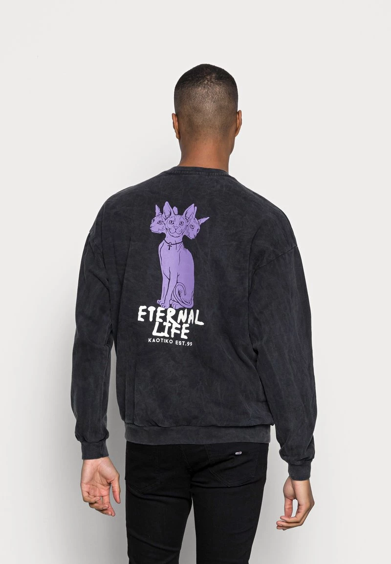 Kaotiko CREW - Sweatshirt - Black - Herren 5 Kaotiko CREW - Sweatshirt - Black - Herren – Bild 3