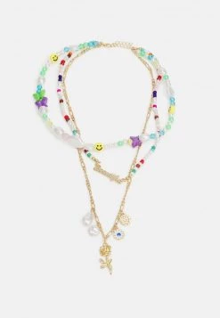 Fire & Glory TINA COMBI NECKLACE - Halskette - Gold-coloured/multi - Damen