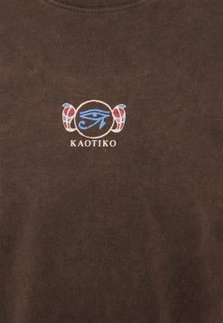 Kaotiko WASHED UNISEX - T-Shirt Print - Brown -Kaotikoire Magasin 79ea4afa7b264b72909e261de4ced4e7