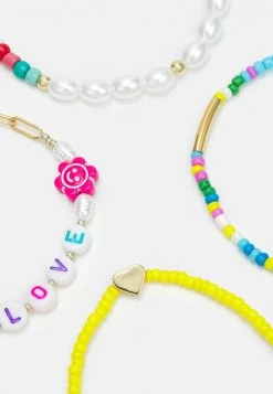 Fire & Glory FGSUMMER BRACELET 4 PACK - Armband - Gold-coloured/multi-coloured - Damen -Kaotikoire Magasin 7a9b7fa706bb40cf9597335bb4a070c9