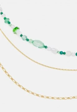 Fire & Glory - Damen FGGREENY NECKLACE - Halskette - Gold-coloured -Kaotikoire Magasin 7aa8d989fcd745948e7c3236346ea98d