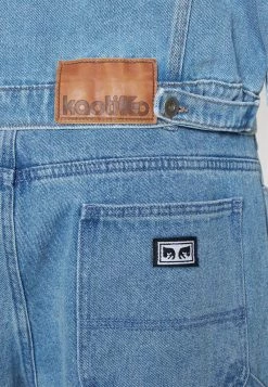 Kaotiko JACKET VINTAGE STAY TRUE UNISEX - Jeansjacke - Blue -Kaotikoire Magasin 7c41f6ee89a54875be26cccebc5a1a94