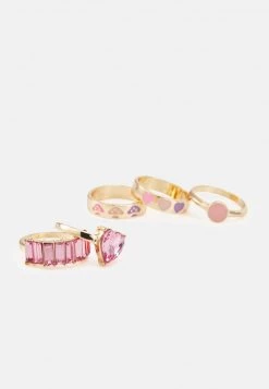 Fire & Glory - Damen FGVINNY 5 PACK - Ring - Gold-coloured/strawberry Pink -Kaotikoire Magasin 7ce7a778bbcd48ec85238c1d989b1bcb