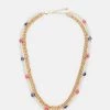 Fire & Glory LOTUS NECKLACE - Halskette - Gold-coloured/multi - Damen
