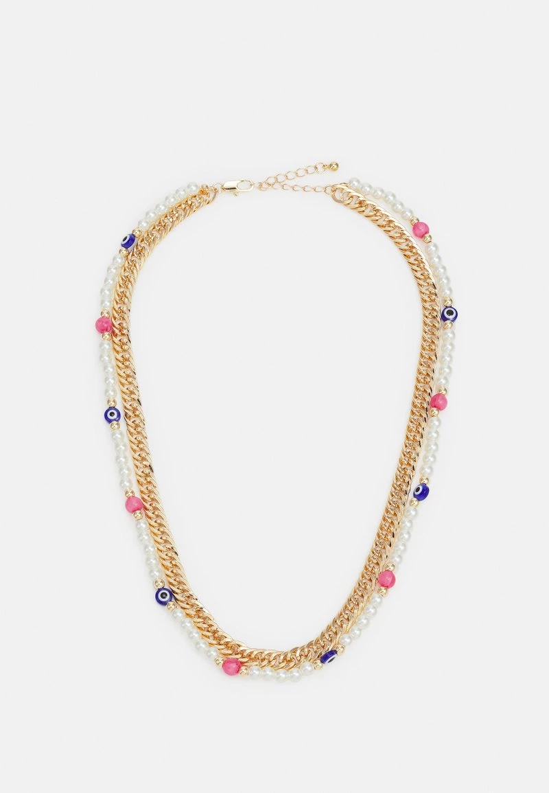 Fire & Glory LOTUS NECKLACE - Halskette - Gold-coloured/multi - Damen 3 Fire & Glory LOTUS NECKLACE - Halskette - Gold-coloured/multi - Damen
