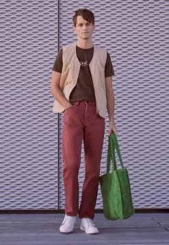 Kaotiko WASHED BRIGHTNESS UNISEX - T-Shirt Print - Brown