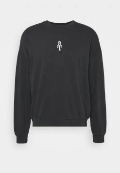 Kaotiko - Herren CREW PYRAMID - Sweatshirt - Black Wash -Kaotikoire Magasin 82049ae03e0e48b39f0e7c9a31eae1e6