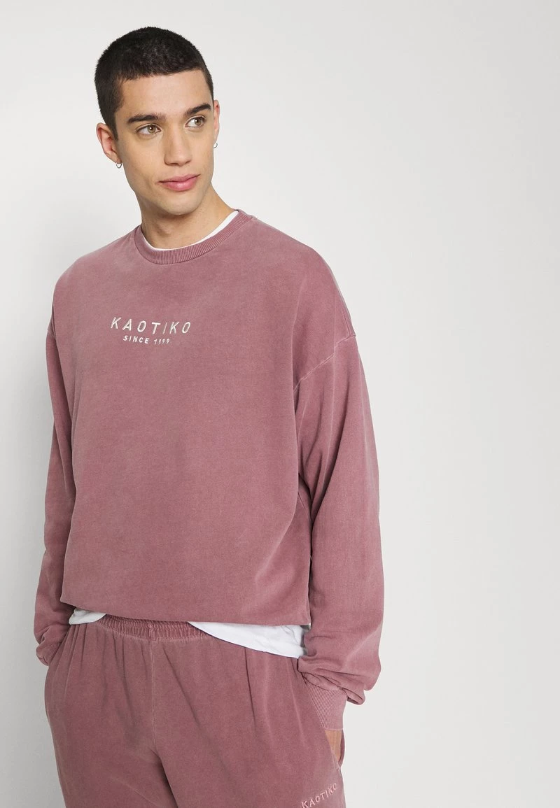 Kaotiko - Herren CREW ALAN - Sweatshirt - Rouge 6 Kaotiko - Herren CREW ALAN - Sweatshirt - Rouge – Bild 4