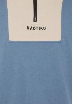 Kaotiko LOGAN - Sweatshirt - Blue/beige/ivory - Herren -Kaotikoire Magasin 84020ef3ecf941a8b90521941f9f47aa