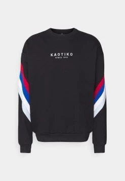 Kaotiko UNISEX CREW WALKER - Sweatshirt - Black -Kaotikoire Magasin 8454cdbcdf3e4aaf82b7986415a45457