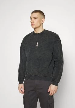 Kaotiko CREW WASHED PALM VIBES UNISEX - Sweatshirt - Black -Kaotikoire Magasin 86fc0869f4ef4273b1d5e46b48173745