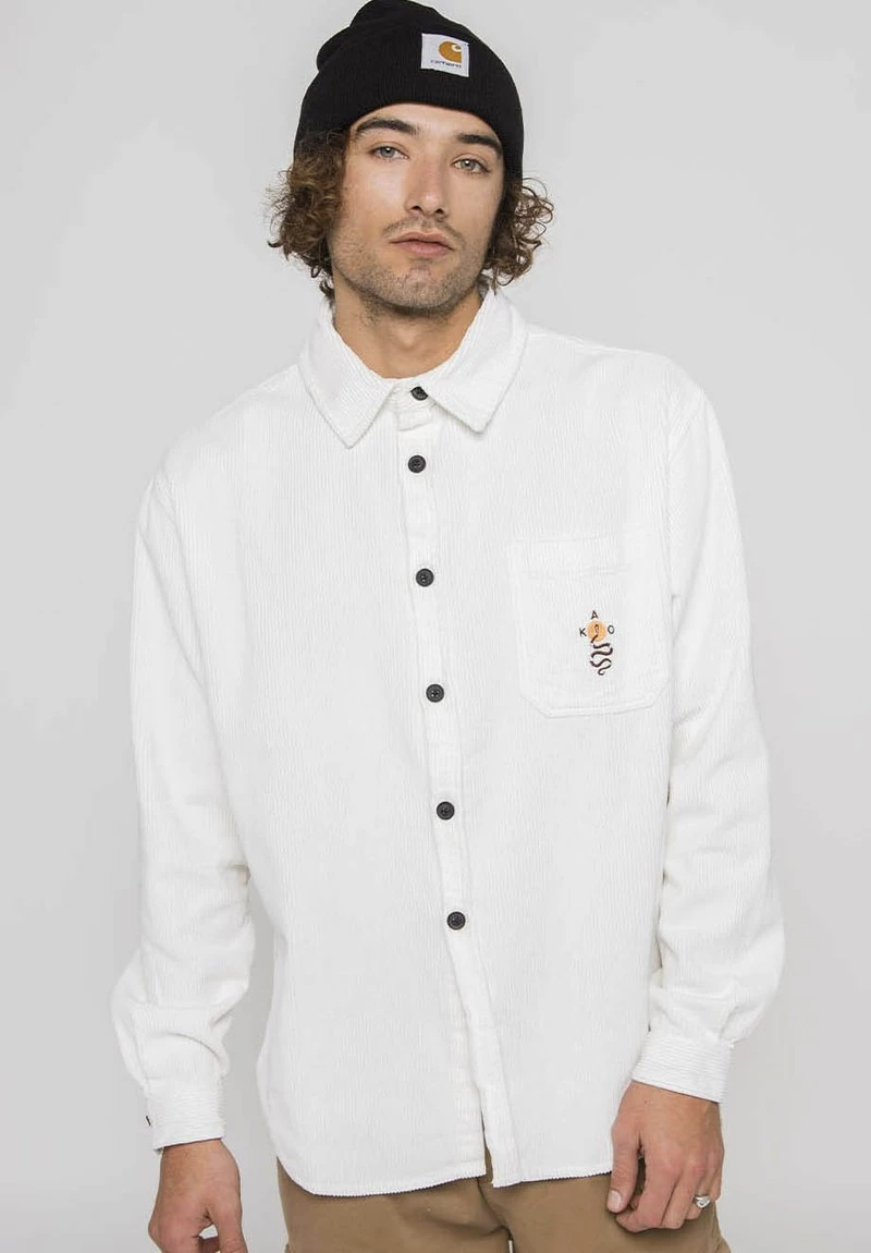 Kaotiko SNAKE ELFENBEIN - Hemd - Beige - Herren 3 Kaotiko SNAKE ELFENBEIN - Hemd - Beige - Herren