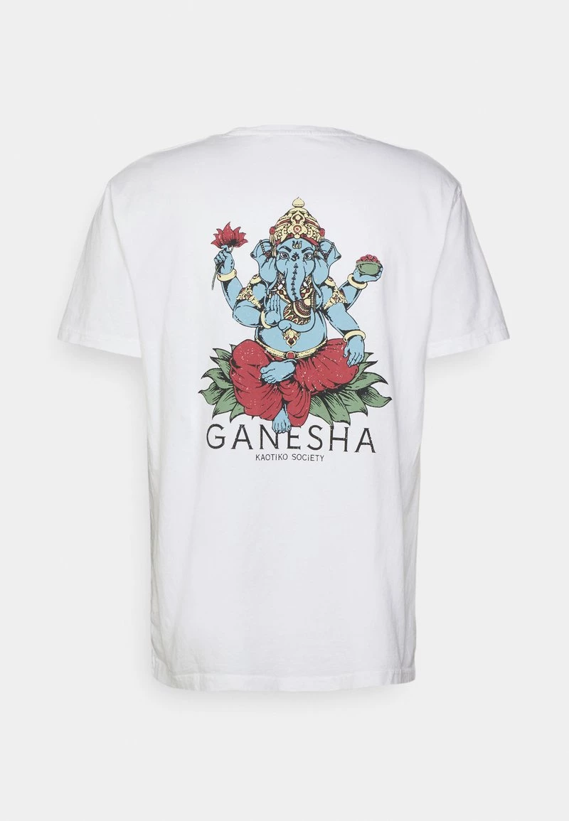 Kaotiko GANESHA UNISEX - T-Shirt Print - White 4 Kaotiko GANESHA UNISEX - T-Shirt Print - White – Bild 2