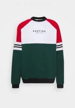Kaotiko CREW CALIFORNIA - Sweatshirt - Bottle Green - Herren