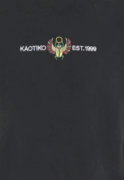 Kaotiko - Unisex BEETLE - T-Shirt Print - Black Acid Wash -Kaotikoire Magasin 8dddc4e0abd24bb1b98ac8825024e530