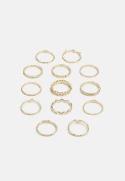 Fire & Glory - Damen KATRINE 13 PACK - Ring - Gold-coloured -Kaotikoire Magasin 907cb0cdc3a54fe6b5b39f7a97e4db0d