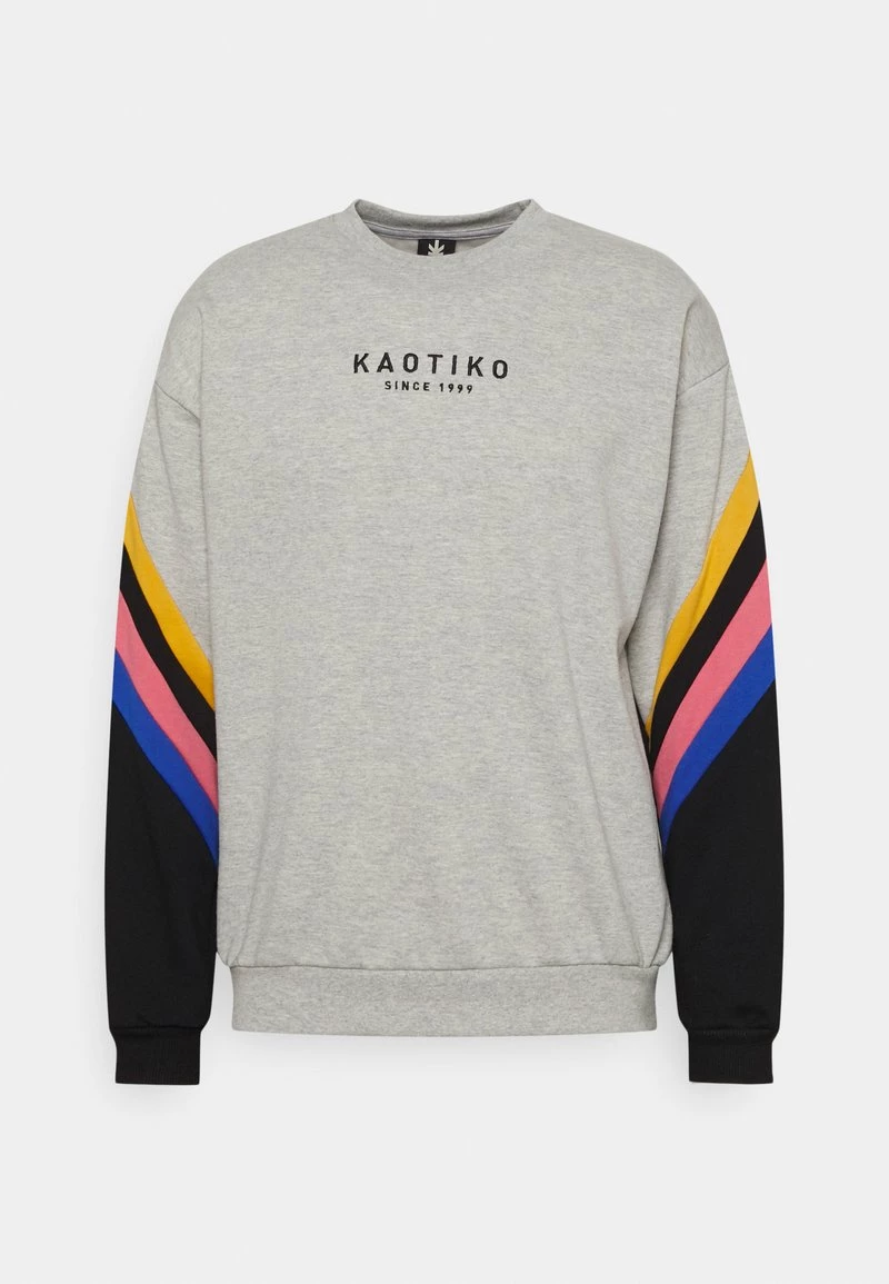 Kaotiko CREW WALKER UNISEX - Sweatshirt - Grey/mostaza/black 3 Kaotiko CREW WALKER UNISEX - Sweatshirt - Grey/mostaza/black