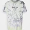 Kaotiko - Herren TIE DYE ESPIRAL - T-Shirt Print - Lime/grey -Kaotikoire Magasin 97208448e6614f68b2dadfefe9979c38