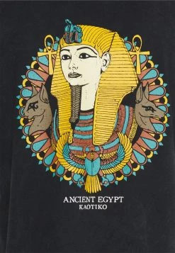 Kaotiko - Unisex WASHED PHARAOH - T-Shirt Print - Black -Kaotikoire Magasin 990c88dcabba43e0ae38cd5114b95174