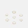 Fire & Glory - Damen 7 PACK - Ring - Gold-coloured -Kaotikoire Magasin 995b705246b84f7da3684179cbfc1c86