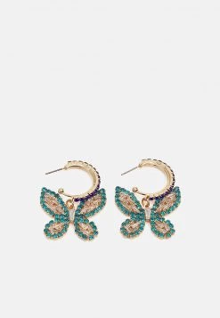 Fire & Glory - Damen FGBUTTERFLY HOOP - Ohrringe - Gold-coloured