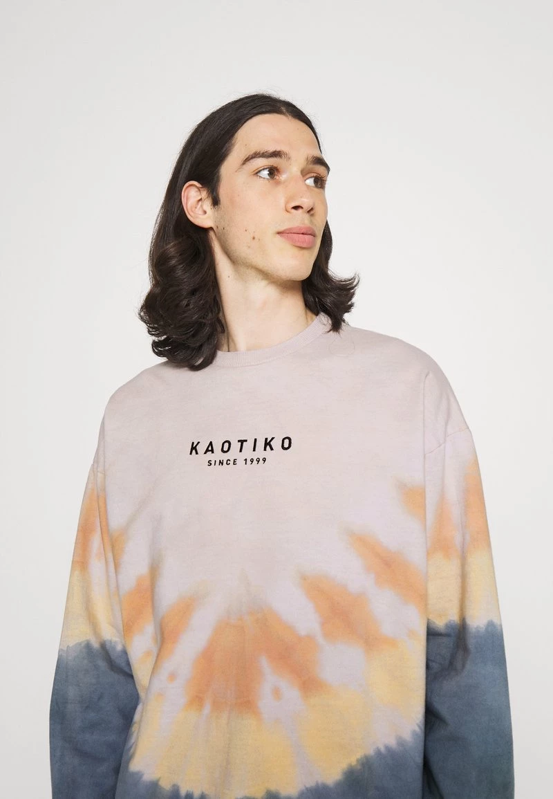 Kaotiko CREW TIE DYE ENZO UNISEX - Sweatshirt - Blue 6 Kaotiko CREW TIE DYE ENZO UNISEX - Sweatshirt - Blue – Bild 4