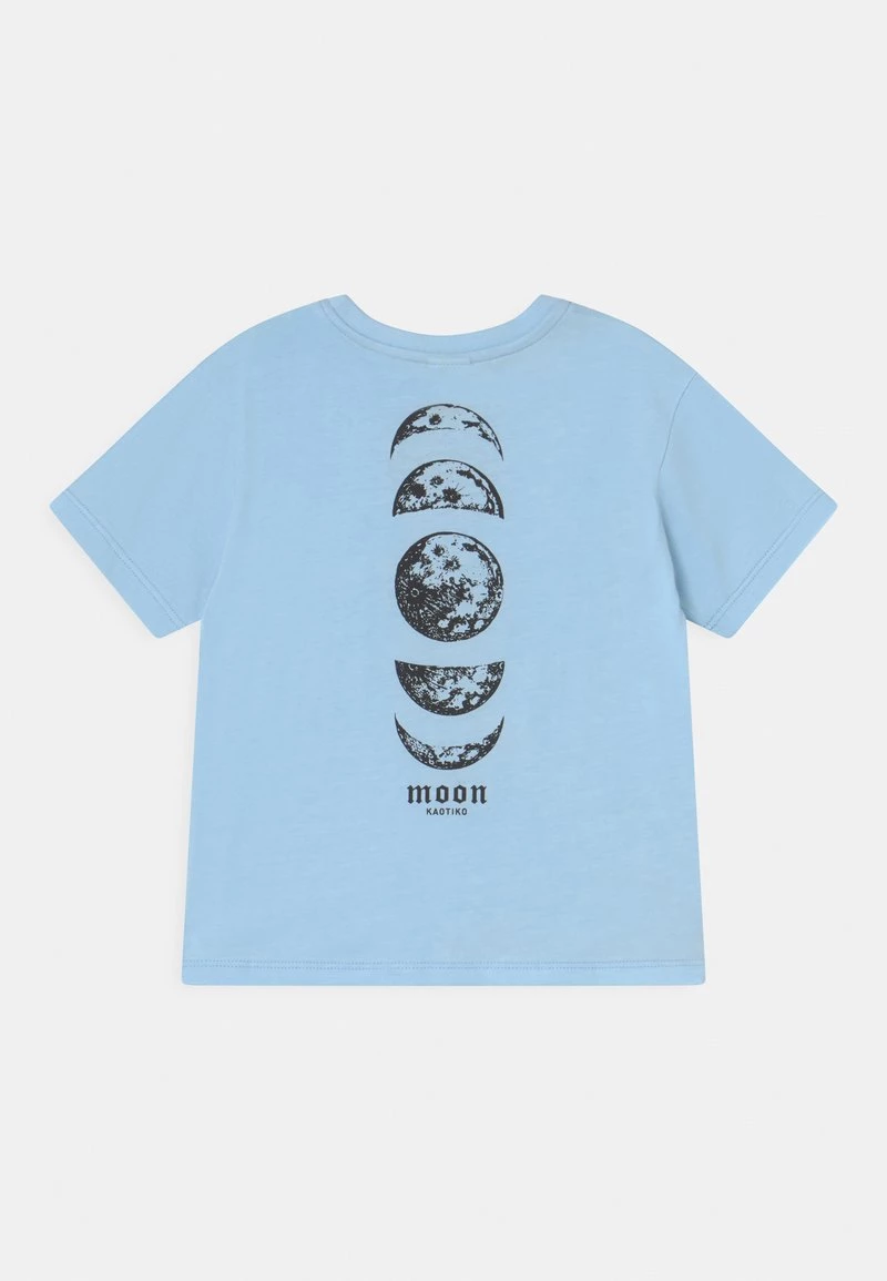 Kaotiko MOON UNISEX - T-Shirt Print - Celeste 4 Kaotiko MOON UNISEX - T-Shirt Print - Celeste – Bild 2