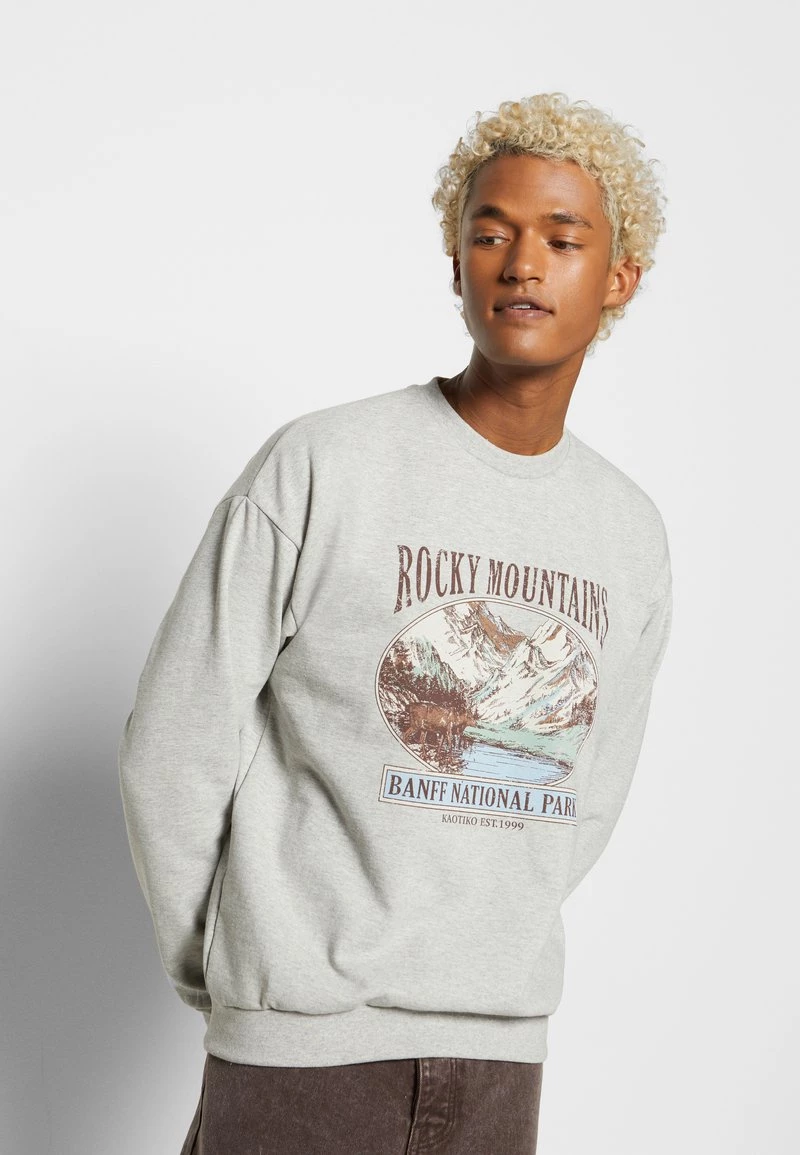 Kaotiko CREW ROCKS MOUNTAINS UNISEX - Sweatshirt - Grey 7 Kaotiko CREW ROCKS MOUNTAINS UNISEX - Sweatshirt - Grey – Bild 5