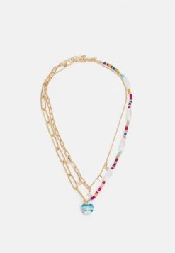 Fire & Glory LADY NECKLACE 2 PACK - Halskette - Gold-coloured/multi - Damen