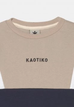 Kaotiko CREW ANSEL UNISEX - Sweatshirt - Navy/beige/white/blue -Kaotikoire Magasin a5c43e57007b4a46a9ba91d978e31bb4
